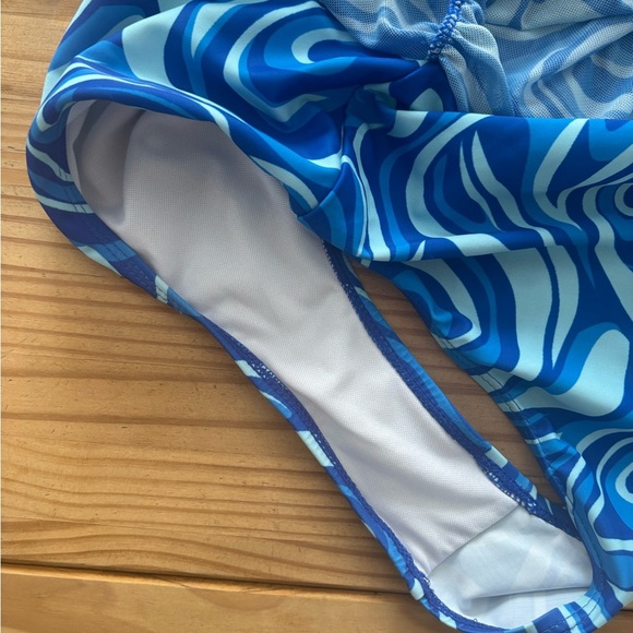 Blue Swirl Bikini Bottom - Picture 7 of 7